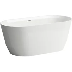 LAUFEN PRO Badewanne freistehend, Marbond, 1500x700x590mm, H2439520000001, Farbe: Weiß