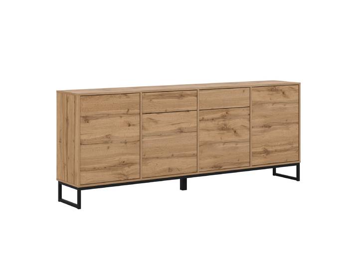 Buffet 4 Portes 2 Tiroirs Loa Bois