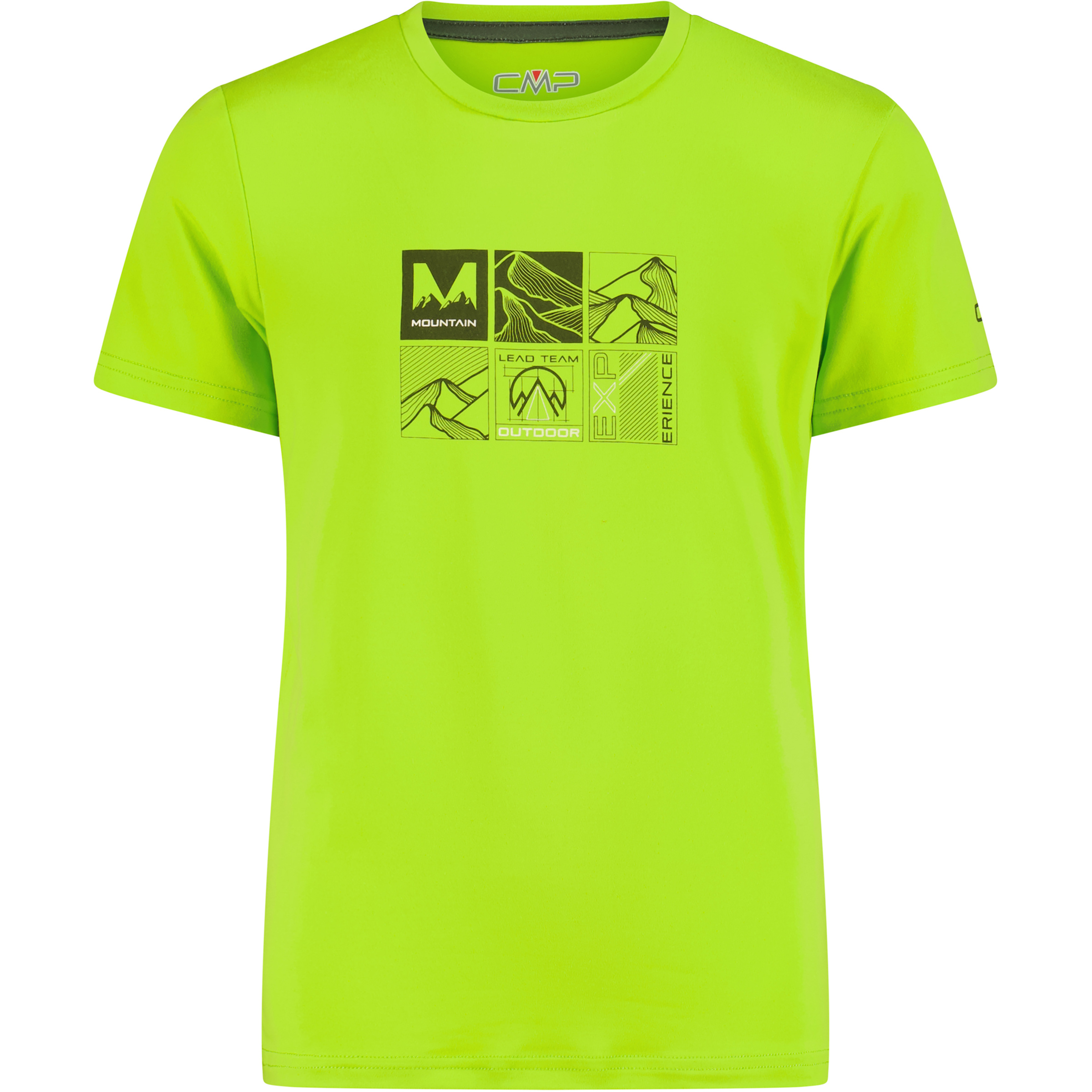 CMP Boys Funktions Kinder T-Shirts gruen Größe 152 Trekking Elastisch