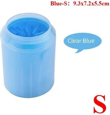 Uplift Picks Soft Silicone Dog Paw Washer Cup Paw Cleaning Brush For Dogs And Cats blue S