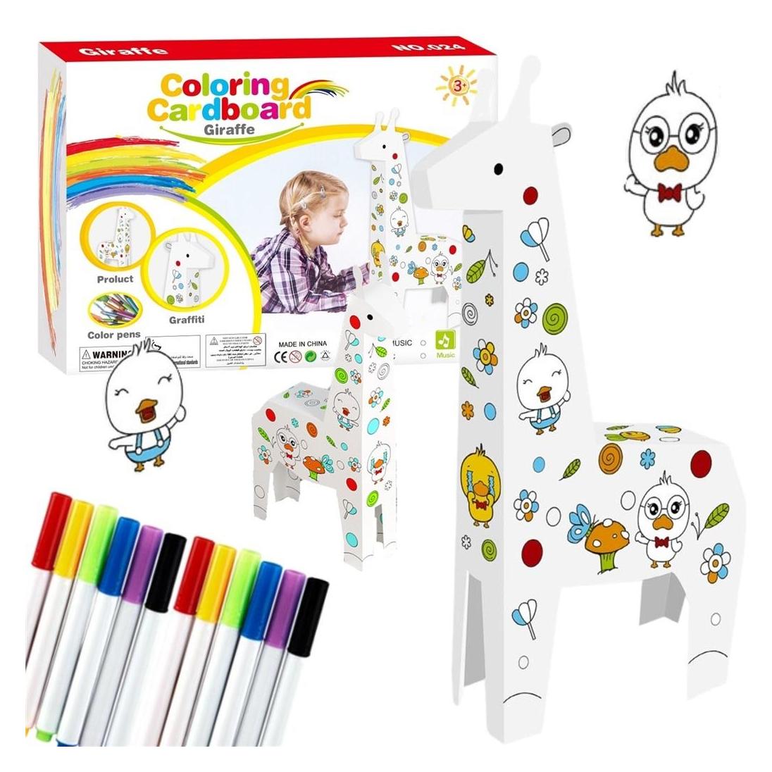 Maksik Pappgiraffe zum Bemalen (54619605)