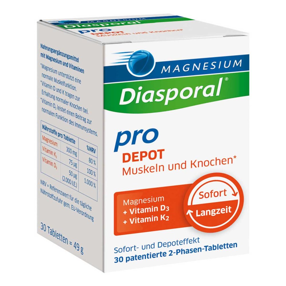 Protina Pharmazeutische GmbH Magnesium-Diasporal® Pro DEPOT Muskeln und Knochen 18160141