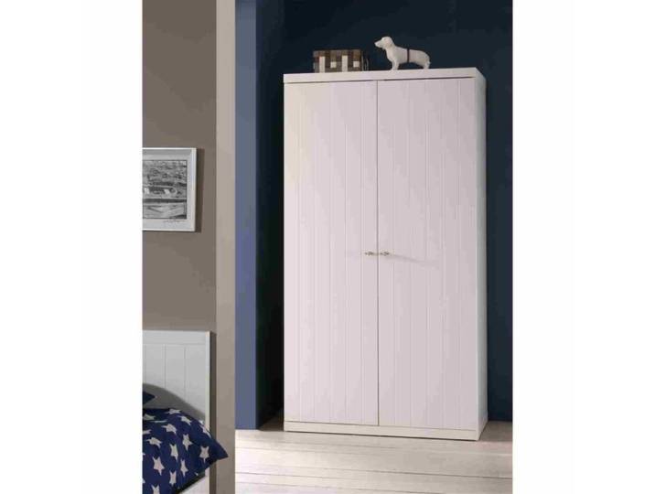 Armoire 2 Portes Laquée Blanche - ROBIN