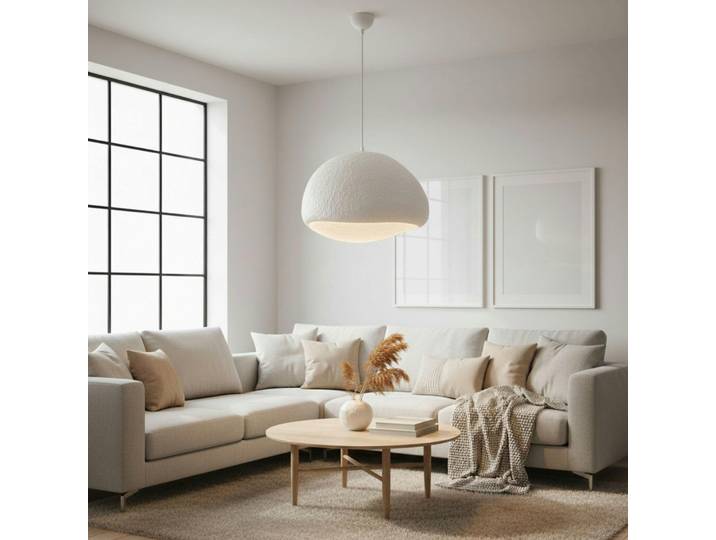 Suspension de chambre blanche design 50 cm NOXIS
