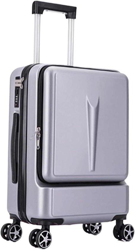 Reisekoffer - Rollkoffer - Für Geschäftsreisen und Urlaub - Vordertasche für schnellen Zugriff