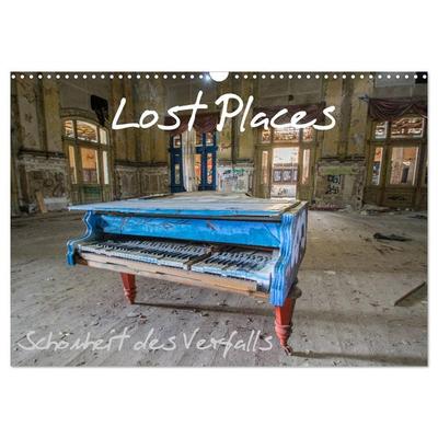 Lost Places - Schönheit des Verfalls (Wandkalender 2026 DIN A3 quer), CALVENDO Monatskalender