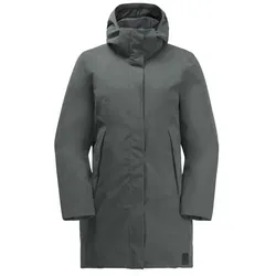 Jack Wolfskin Damen Salier Wintermantel - M - slate green