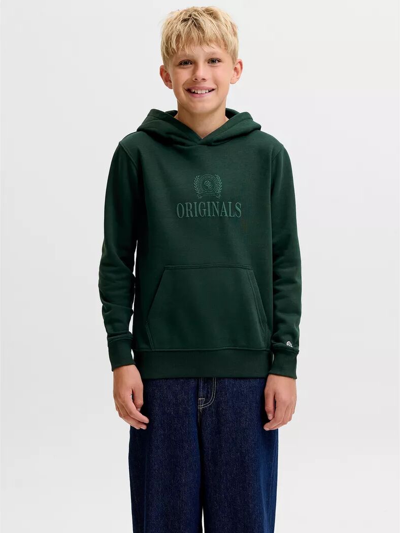 Jack & Jones Junior - Hoodie, 164, Waldgrün