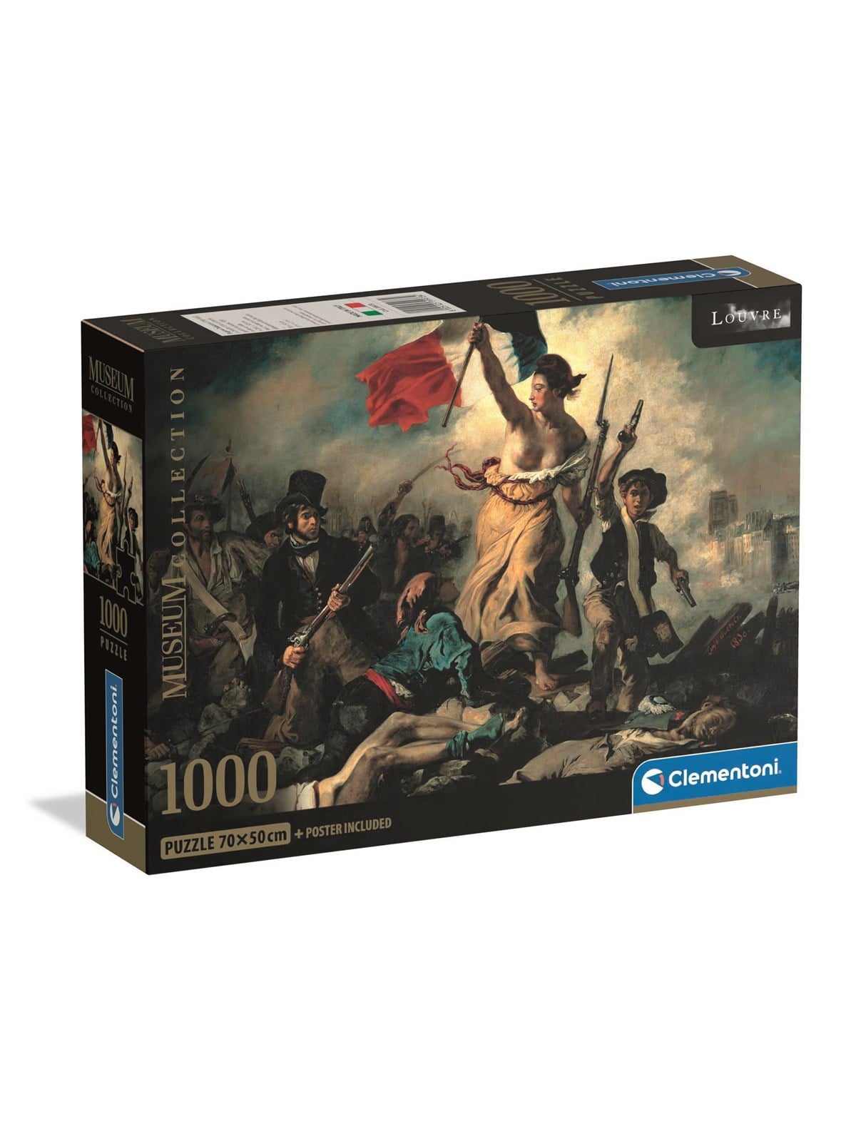 Clementoni Puzzle Museum-Louvre Liberty Leading, 1000-teilig 2D Puzzles