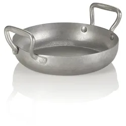 WAS Germany Servierpfanne STEEL & STYLE HERITAGE, Ø 22 cm, 1 ltr., Höhe 5 cm, Chromnickelstahl 18/8