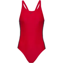 Nike Logo Schwimmanzug Damen | Gr. XS | rot - rot