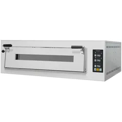 vaiotec TOPLINE Elektro Pizzaofen 6 x 34 cm (breite Version), digitales Thermostat, 1450 x 835 mm