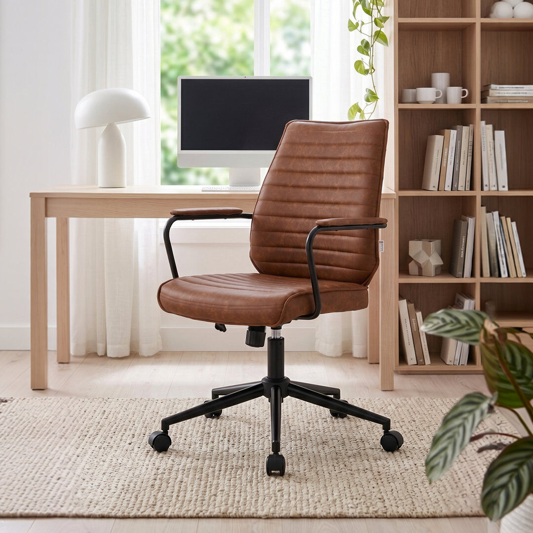 Rio Williston Forge Office Chair Brown 106cm H X 69cm W X 69cm D