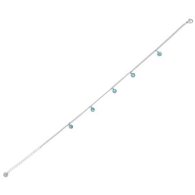 Kettenanhänger ADELIA´S "Anhänger aus Edelstahl mit Perle", blau (silber), Schmuckanhänger, Damen, Edelstahl, Kettenanhänger, Geschenkidee: zeitlos und vielseitig