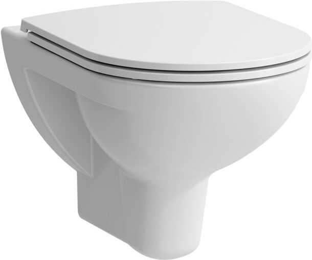 LAUFEN Pro Packs Wand Tiefspül WC H8669510000001 mit Wc Sitz, weiss, spülrandlos, 36x53cm