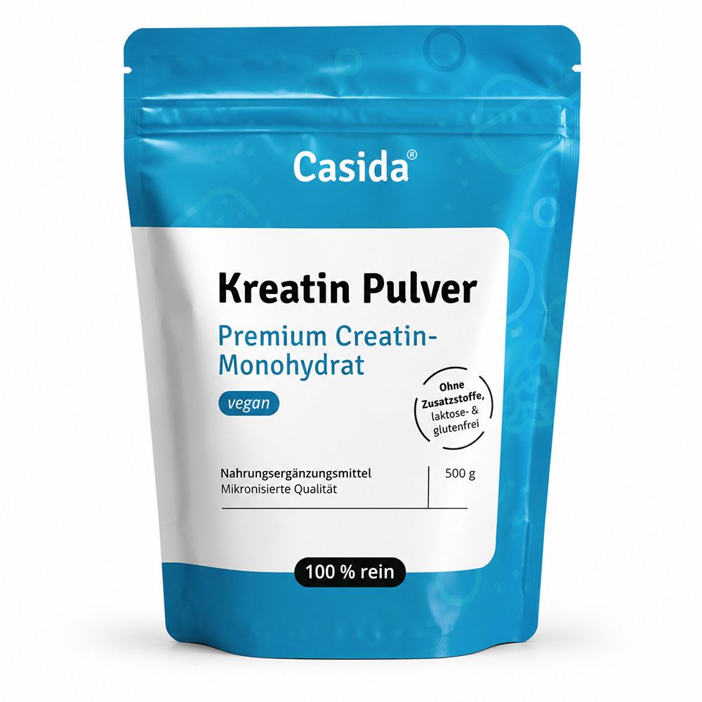 Kreatin Monohydrat Pulver Creatin mikronisiert pur 500 g