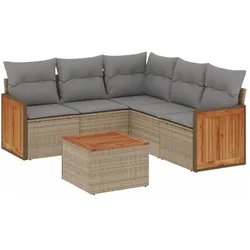 vidaXL, Gartenlounge, Yann (Mit Tisch)