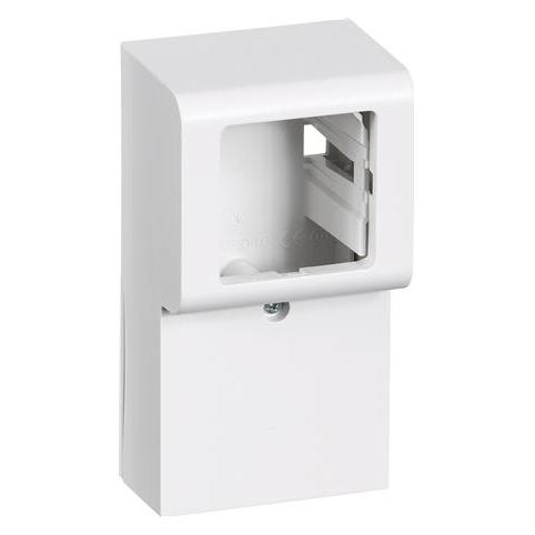 LK FUGA Paneelsockel Softline 1 Modul 49 mm Tiefe, weiss (503D6110)