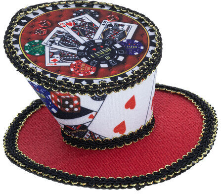 Mini-Zylinder "Casino", schwarz