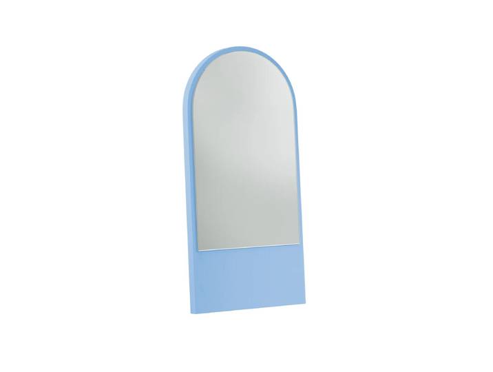 OUT Objekte unserer Tage - Friedrich Mini Spiegel, 28 x 58 cm, himmelblau