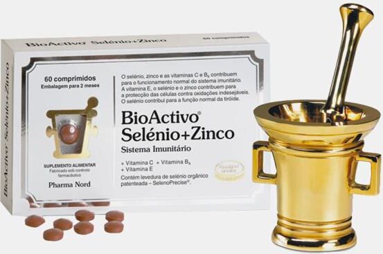 PHARMA NORD BIOACTIVO SELENIO + ZINCO 60 COMPRIMIDOS