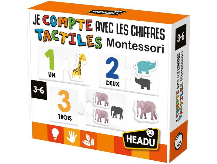 Sombo Montessori Je compte avec les chiffres (Französisch)