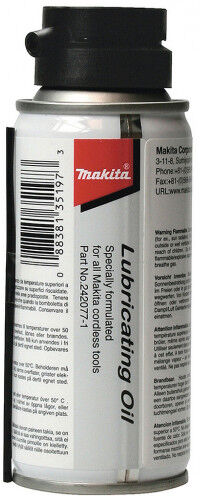 Makita 242077-1 Huile de lubrification 100 ml pour cloueur a gaz GN900
