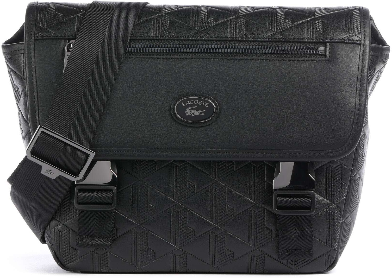 Lacoste Nomogramme Kuriertasche, schwarz