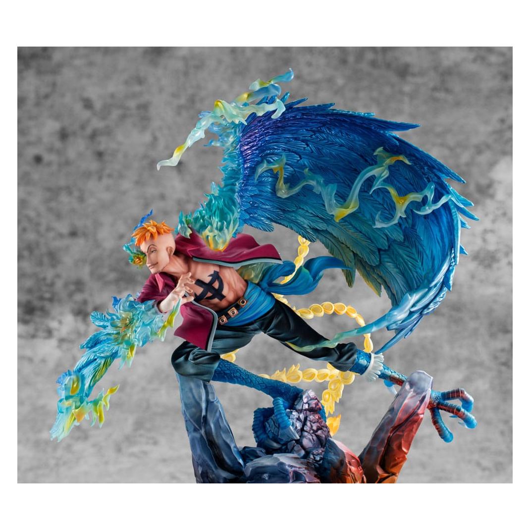 Megahouse One Piece P.O.P MAS Maximum PVC Statue Marco the Phoenix Leader of 1st group of Whitebeard Pirates 3 (58917)