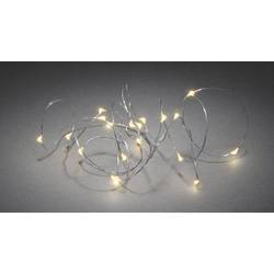 Konstsmide 1461-890 Lichterketten mit Batterien Innen batteriebetrieben Anzahl Leuchtmittel 40 LED Bernstein Beleuchtete Länge: 3.90 m Timer