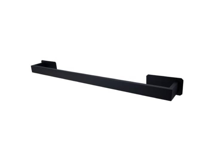 Sanics Manta Handdoekrek Zonder Boren Zwart 60 CM - Handdoekhouder - Handdoekenrek Badkamer of Keuken - Handdoekstang Zelfklevend - Handdoekhouders RVS