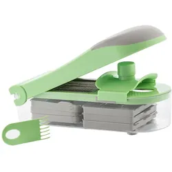 InnovaGoods Mandoline - 7-in-1, Küchenreibe, Grau