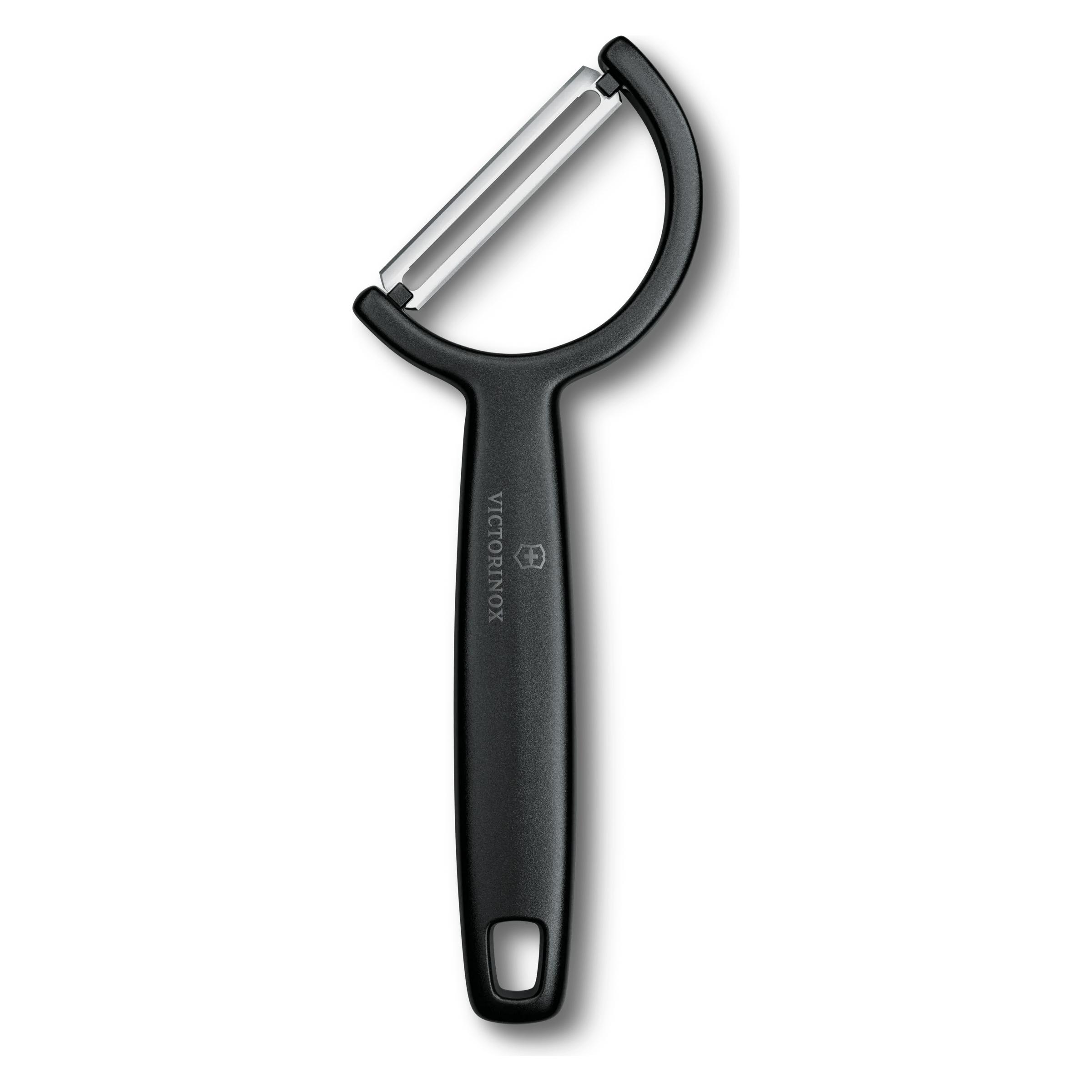 Victorinox Rho-Schäler, gerade, einschneidig, schwarz (6.0950.3)