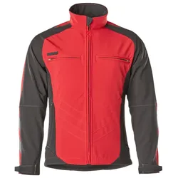 MASCOT Dresden Softshell Jacke UNIQUE Rot / Schwarz 3XL - 12002-149-0209-3XL - Rot / Schwarz