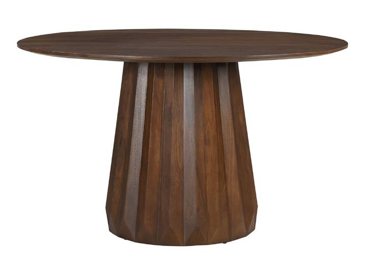 Artistiq Ronde Eettafel Shawntel Mangohout, 130cm - Bruin