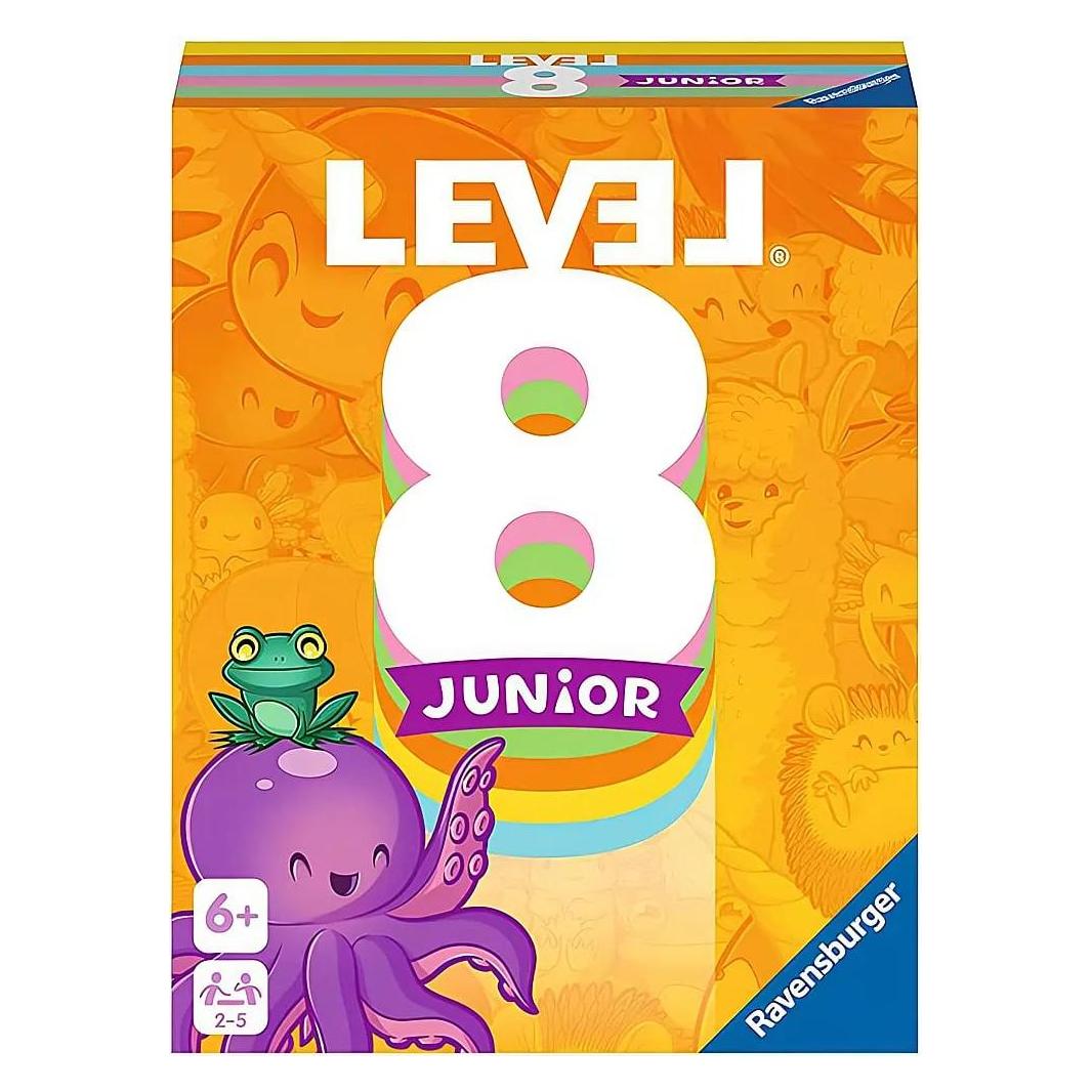 Ravensburger Level 8 Junior-Kartenspiel (Deutsch, Französisch, Italienisch, Niederländisch, 2 - 5 Spieler) (00.020.860)
