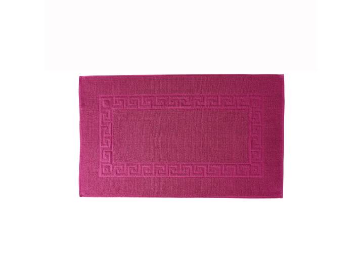Tapis de bain éponge liteau motif frise grecque - Blancheporte