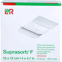 Suprasorb F Folien Wundverb.10x12 cm Steril 50 ST