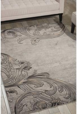 Nourison Maxell Abstract Ombre Damask Floral Botanical Area Rug