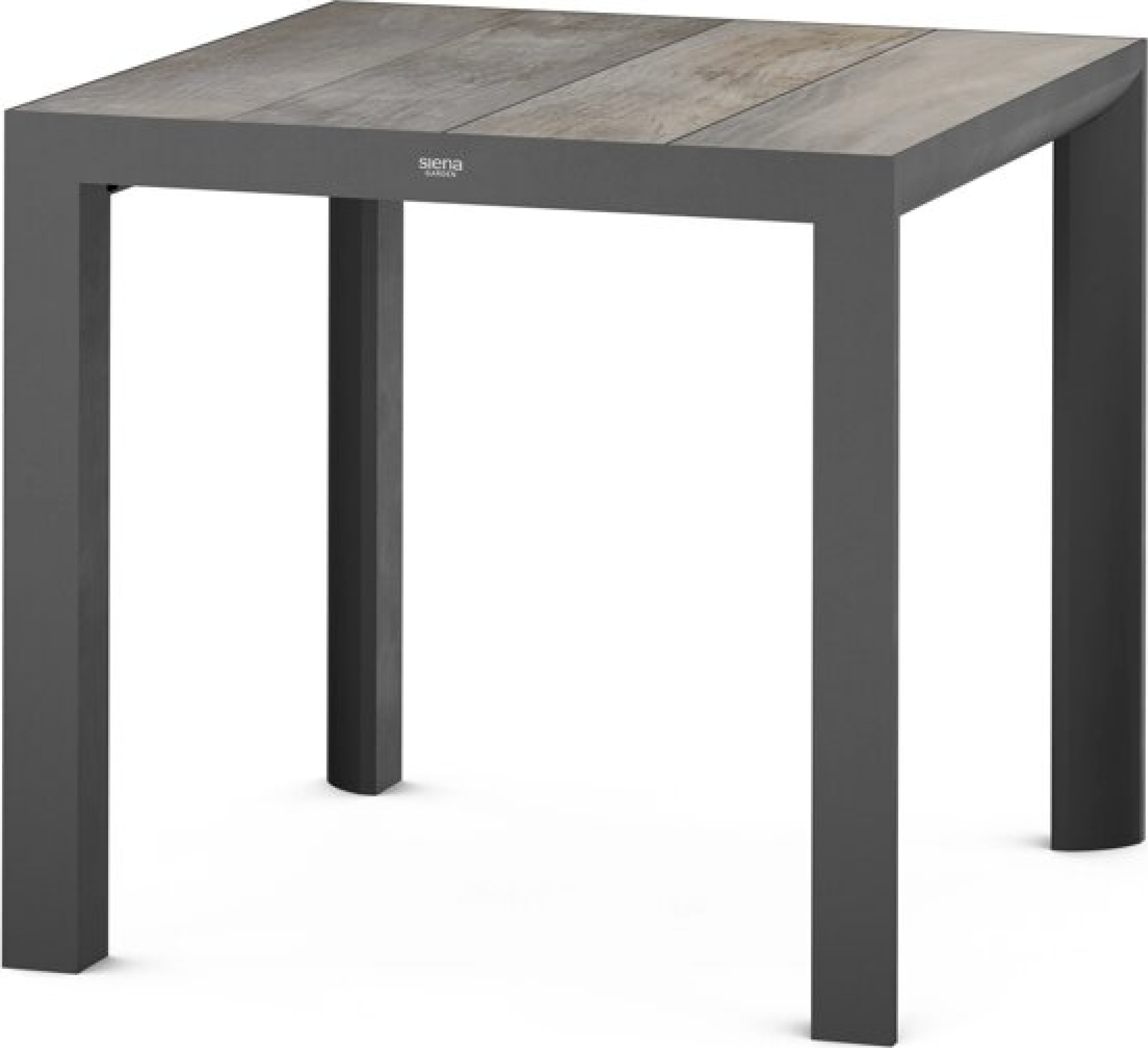 Siena Garden Silva Dining Tisch 80x80cm matt anthrazit