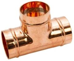 Masterflow Copper Solder Ring Equal Tee - 54mm