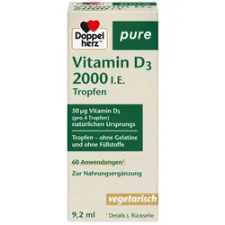 Doppelherz pure Vitamin D3 2000 I.E. Tropfen 9,2 ml