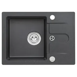 Optima Pablo Spülbecken Schwarz PABLO1091