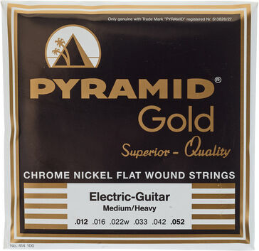 Pyramid Gold Medium/Heavy Flatwound