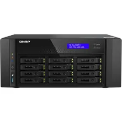 QNAP TS-h1290FX NAS Tower EPYC 7302P 128 GB DDR4 0 TB QuTS hero Schwarz