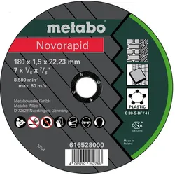 Metabo Novorapid Universal Trennscheibe, gerade Ausführung - 616528000