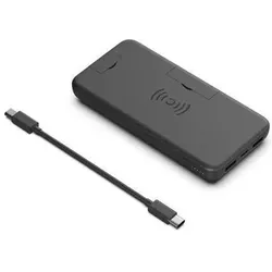 Cygnett ChargeUp Companion 10K 10W Wireless Power Bank (10000 mAh, 10 W), Powerbank, Schwarz