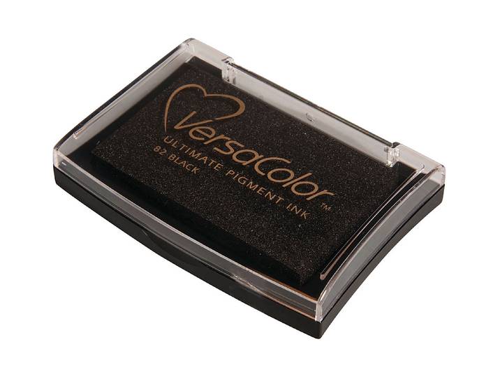 Rayher Versa Color Pigment-Stempelkissen Schwarz