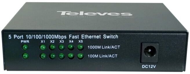 unex Commutateur Ethernet L2 SWUM-1000-5 5x10/100/1000Mbps (768110)