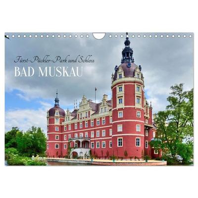 Fürst-Pückler-Park und Schloss – Bad Muskau (Wandkalender 2027 DIN A4 quer), CALVENDO Monatskalender